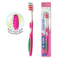 High quality eco-friendly custom logo rubber plastic adult tooth brushes