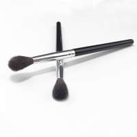 CLIONE HXS-07 custom logo top quality single makeup brush portable fire shape natural hair blending brush